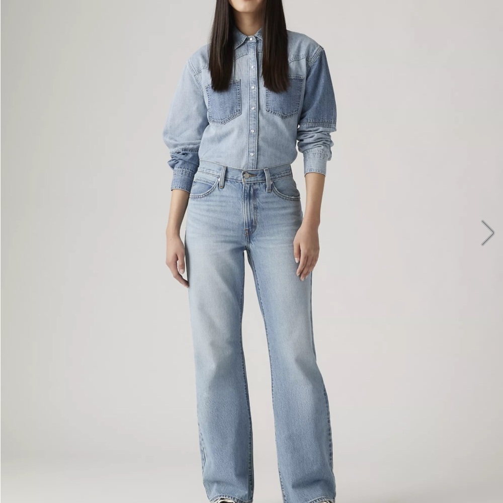Levi ‘94 baggy boot smile for real Light Blue Women's Jeans 25W x 31L